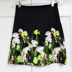 Victoria Beckham for Target Floral A-Line Skirt XS
